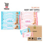 Baby Wipes Wet tissue Pure Water 24 Packs | Carton