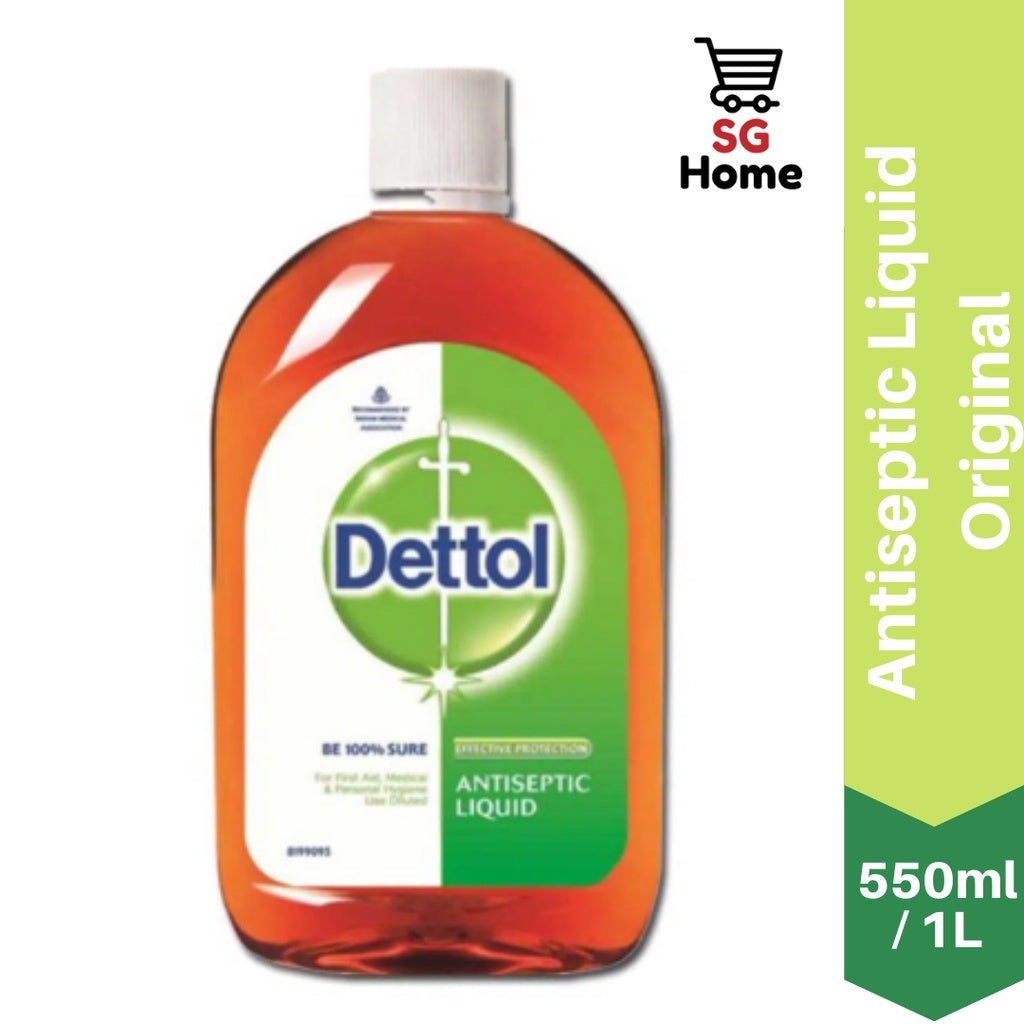Dettol Antiseptic Germicide Liquid  (Kills 99.9 Percent of Germs) - 1L 550ML