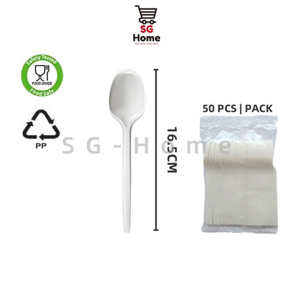 Disposable Paper Plate | Tableware Food Grade Safe |  Spoons | Forks | Straw | Stirrer 5PP