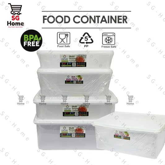Transparent multi-purpose storage box | storage container | storage box | food container | Food grade Big Size