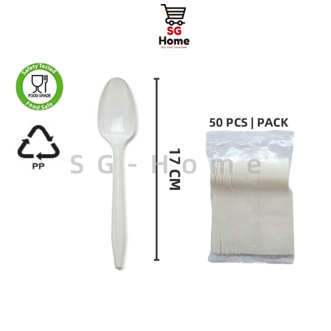 Disposable Paper Plate | Tableware Food Grade Safe |  Spoons | Forks | Straw | Stirrer 5PP