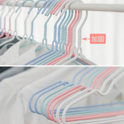 Extra Thick Metal Hanger  Anti-Slip Pvc Stainless Steel  SET