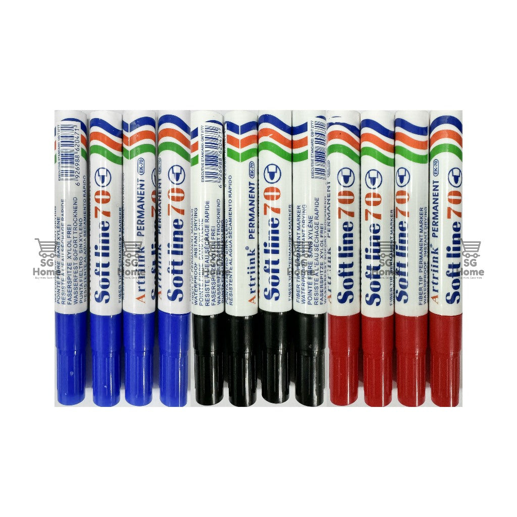 Markers | Whiteboard markers | Permanent markers | Black/red/blue | Waterproof and quick-drying