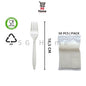 Disposable Paper Plate | Tableware Food Grade Safe |  Spoons | Forks | Straw | Stirrer 5PP
