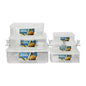 BUNDLE OF 6 | Transparent multi-purpose storage box | storage container | storage box | Food container | Food grade PP5