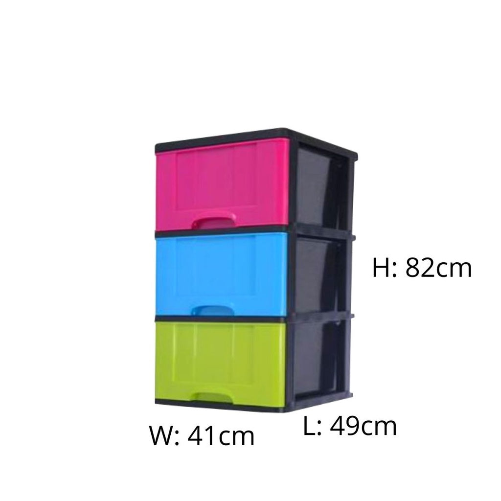 Century Multi tier Plastic drawer 3/4/5 Tier