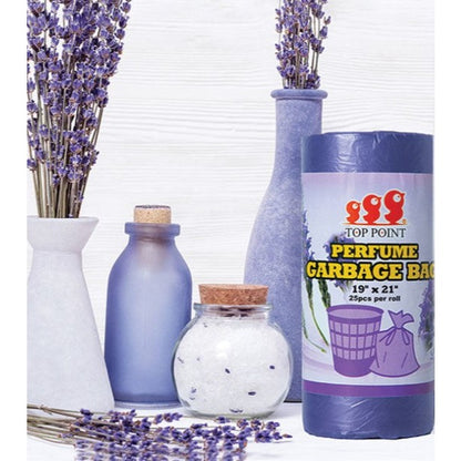 Trash Bags Garbage Bags | Rubbish Bin Bag | Drawstring Kitchen Bag with fragrant | Biodegradable 25 Pcs | Roll