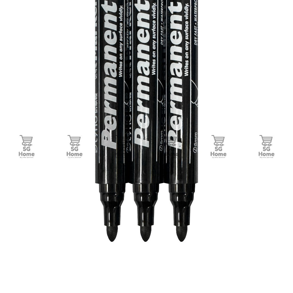 Markers | Whiteboard markers | Permanent markers | Black/red/blue | Waterproof and quick-drying