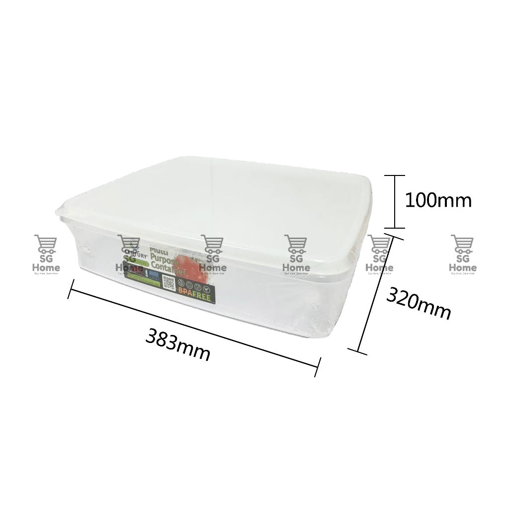 Transparent multi-purpose storage box | storage container | storage box | food container | Food grade Big Size