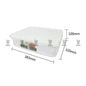 Transparent multi-purpose storage box | storage container | storage box | food container | Food grade Big Size
