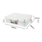 Transparent multi-purpose storage box | storage container | storage box | food container | Food grade Big Size