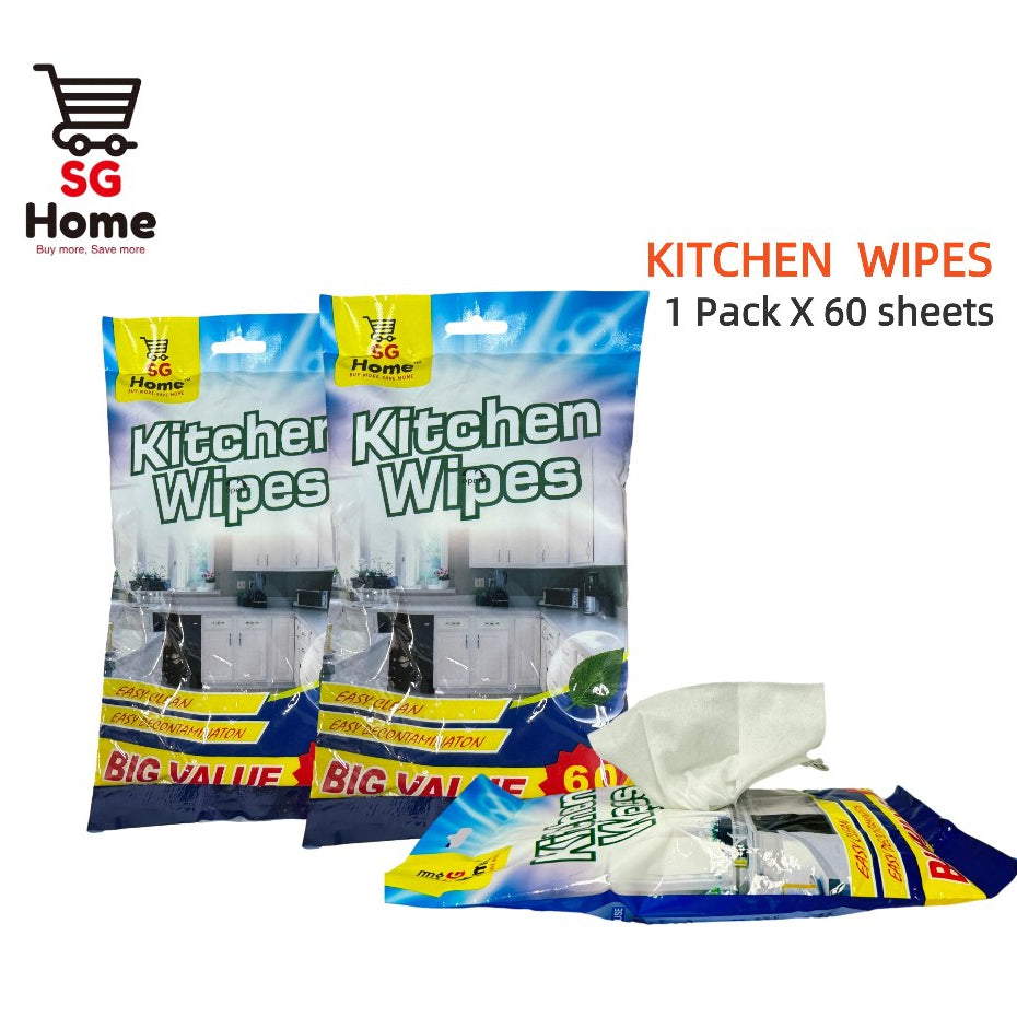 Kitchen Wet Wipes  Heavy Oil Cleaning Cloth  l 80sheets