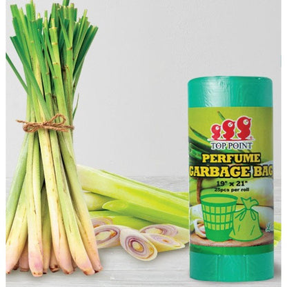 Trash Bags Garbage Bags | Rubbish Bin Bag | Drawstring Kitchen Bag with fragrant | Biodegradable 25 Pcs | Roll
