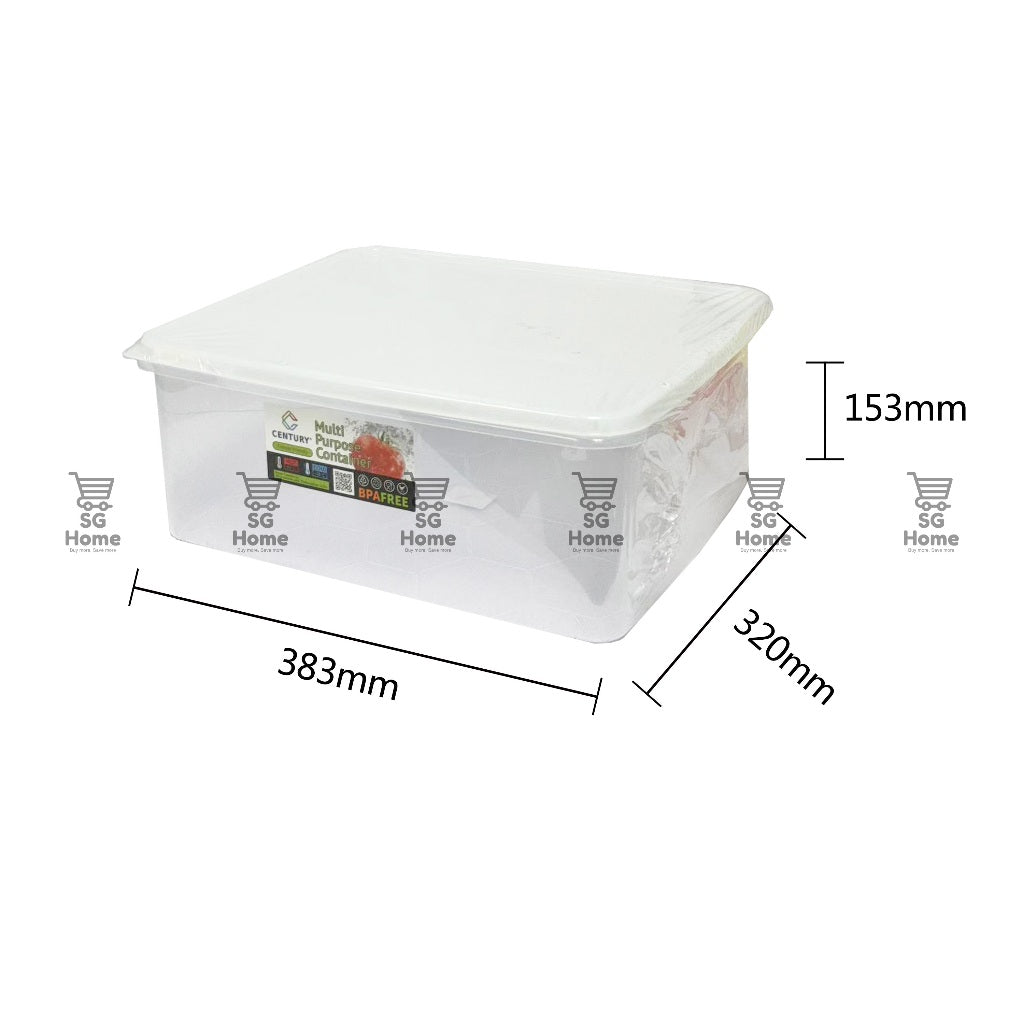 Transparent multi-purpose storage box | storage container | storage box | food container | Food grade Big Size