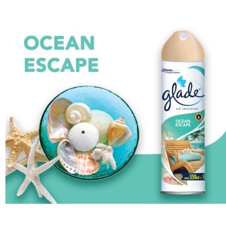 Glade Air Freshener Spray Fragrance Scent Spray Deodorizer Home | Car Ocean Peony Lemon Lavender 350ml [Mix & Match]