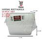 Disposable Plastic Food Container | Takeaway Lunch Box | Food Storage Box | BPA Free
