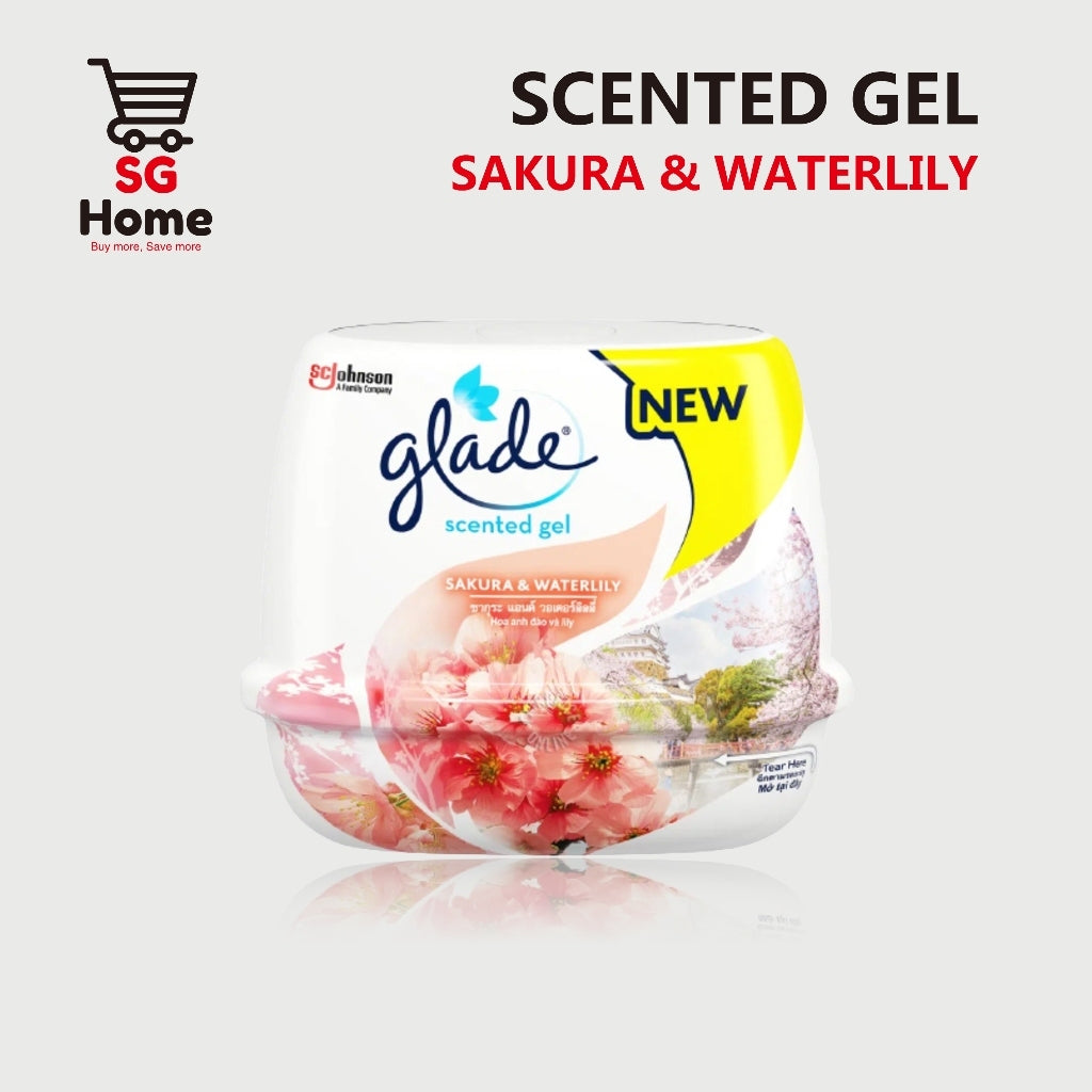 Glade Scented Gel Air Fresheners l Fragrance Car House Toilet Room -180g | 170g  [Mix & Match]