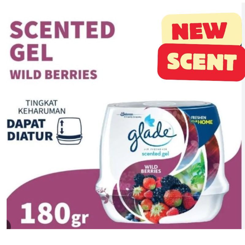 Glade Scented Gel Air Fresheners l Fragrance Car House Toilet Room -180g | 170g  [Mix & Match]