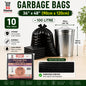 Garbage Bags Trash Bag Heavy Duty Extra Thick Leak Proof Bin Liner Black Garbage Bag | 3 Size