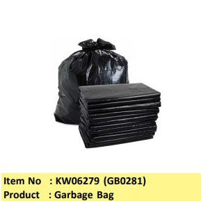 Garbage Bags Trash Bag Heavy Duty Extra Thick Leak Proof Bin Liner Black Garbage Bag | 3 Size