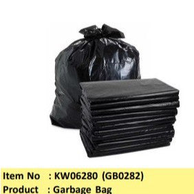 Garbage Bags Trash Bag Heavy Duty Extra Thick Leak Proof Bin Liner Black Garbage Bag | 3 Size