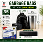 Garbage Bags Trash Bag Heavy Duty Extra Thick Leak Proof Bin Liner Black Garbage Bag | 3 Size