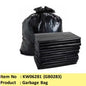 Garbage Bags Trash Bag Heavy Duty Extra Thick Leak Proof Bin Liner Black Garbage Bag | 3 Size
